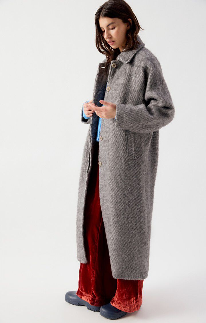 Women's coat Lulow - HEATHER GRANITE 72 Long sleeve Grey - H25