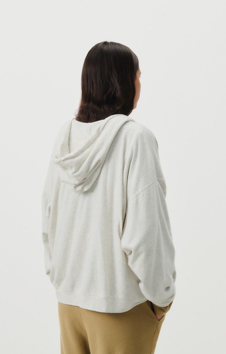 Women's hoodie Ypawood, HEATHER GREY, hi-res-model
