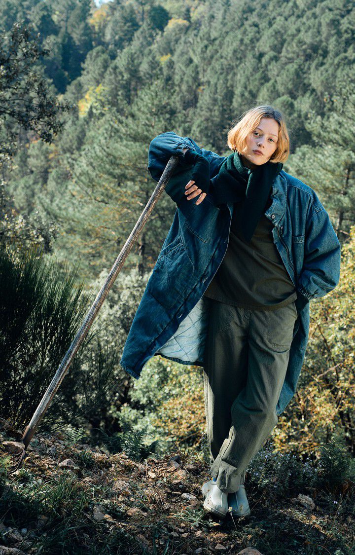 Women's trousers Rygybay, KHAKI, hi-res-model