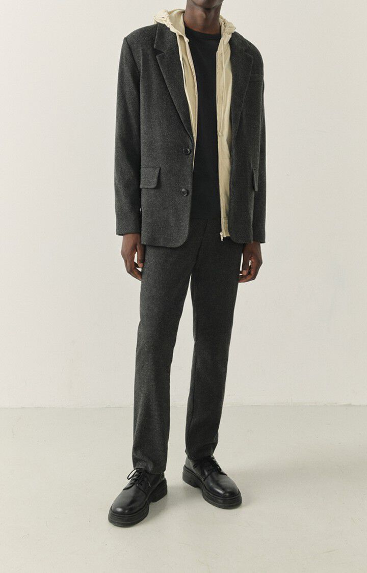 Men's blazer Weftown, MELANGE CHARCOAL, hi-res-model