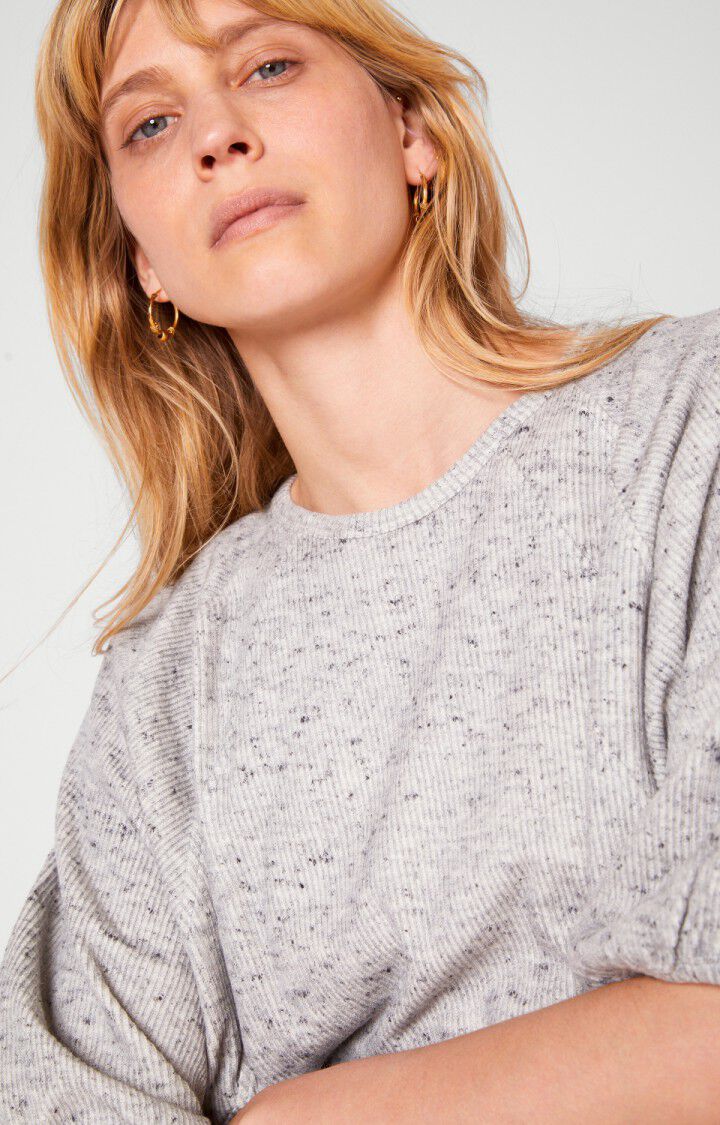 Women's sweatshirt Zupy, HEATHER GREY, hi-res-model