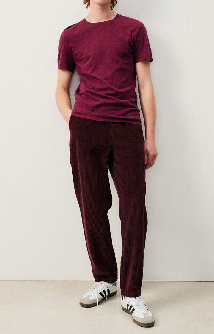 Men's trousers Padow - VINTAGE MAHOGANY - Red - M