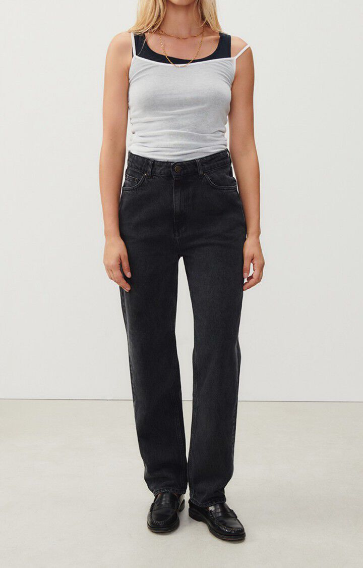 Women's droit long jeans Yopday - BLACK SALT AND PEPPER - Black - 26