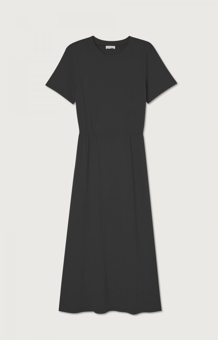 Damen-Kleid Fizvalley - KOHLENSTOFF VINTAGE - Schwarz