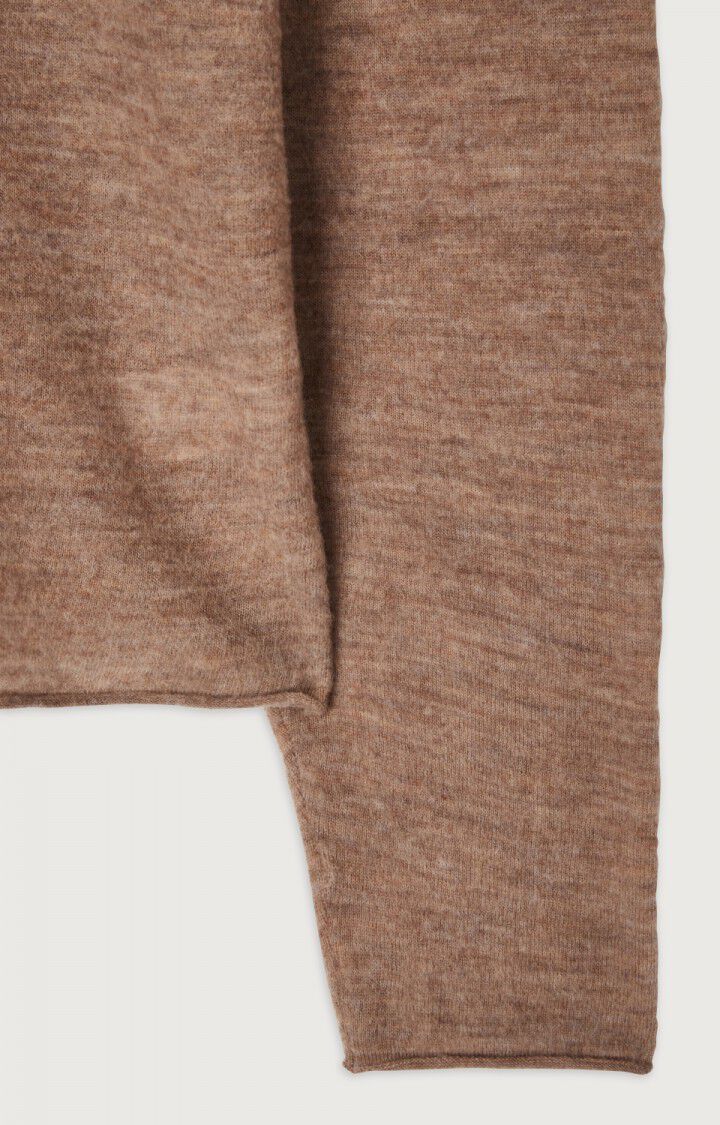 Pull homme Zyrobow - NOISETTINE MULTICHINE - Marron - S