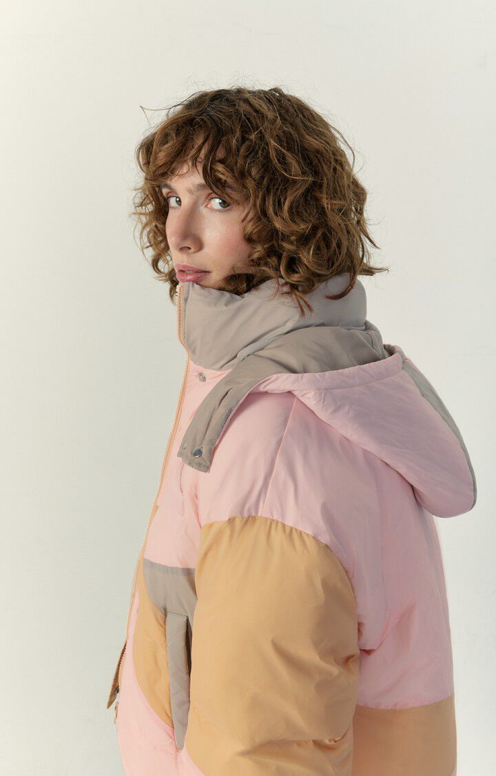 Women's coat Kolbay, TRICOLOUR NUDE, hi-res-model