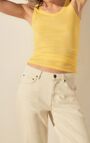 Women's tank top Massachusetts - BRIOCHE VINTAGE - Yellow - S