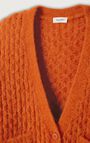 Women's cardigan Betim - HEATHERED FOX - Orange - XS-S