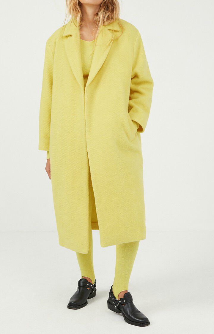 manteau jaune citron