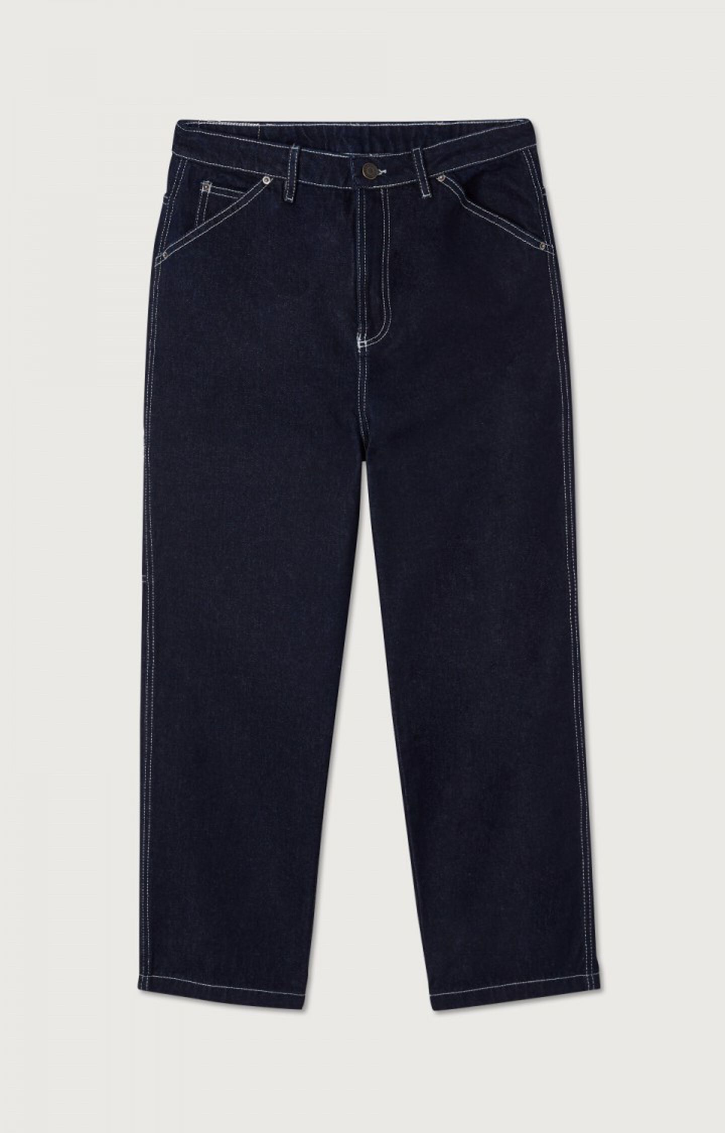 Men's carrot jeans Akyboo - RAW Bleu - H22 | American Vintage