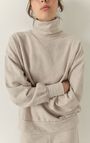 Women's sweatshirt Udow, BEIGE MELANGE, hi-res-model