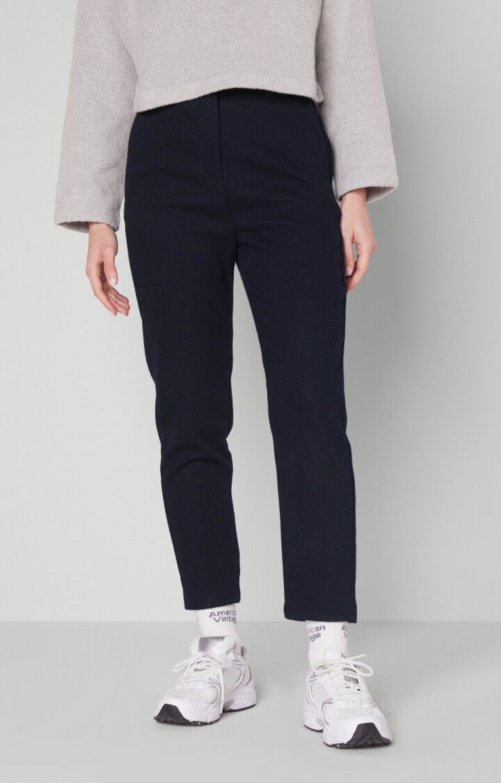 Women's trousers Weftown, NAVY, hi-res-model