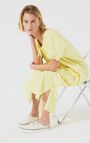 Women's dress Oozy - FLUORESCENT YELLOW STRIPES - Yellow - XS-S