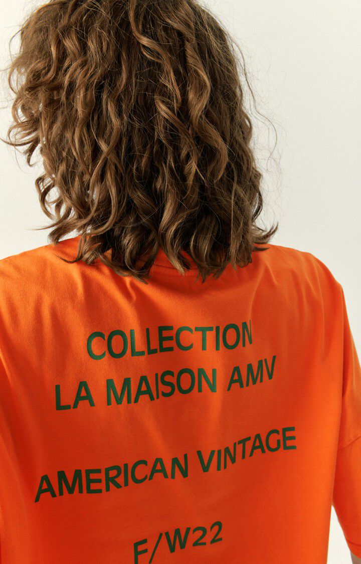 T-shirt mixte Fizvalley, ORANGEADE, hi-res-model