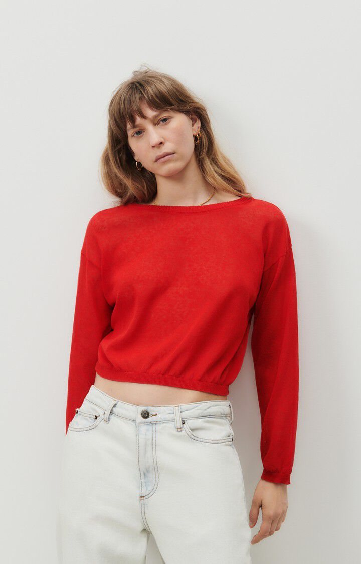 Damen-Pullover Yogo, LIPSTICK, hi-res-model