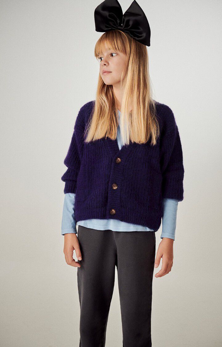 Chaqueta de punto ni&ntilde;os East - MORA JASPEADO - Morado - 5