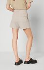 Women's shorts Kybood, BEIGE STRIPES, hi-res-model