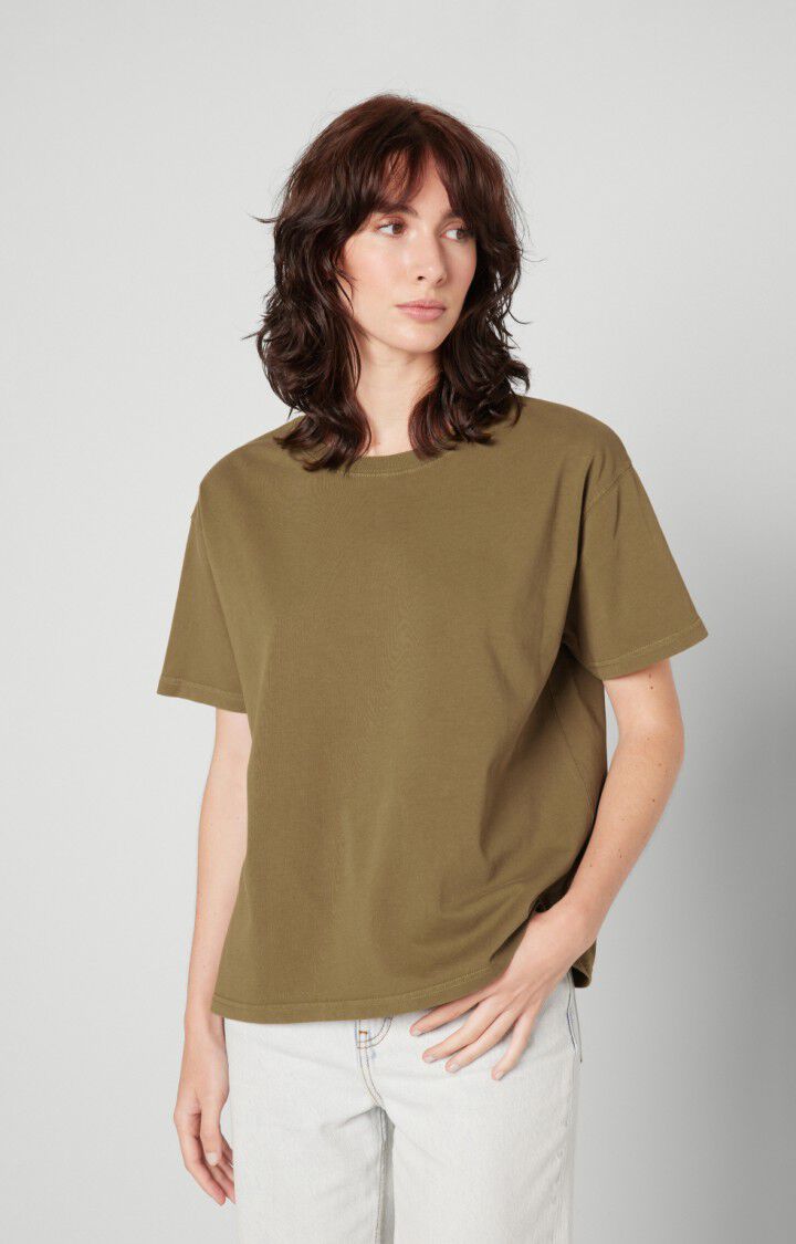 Camiseta mujer Fizvalley, ACEITUNA VINTAGE, hi-res-model