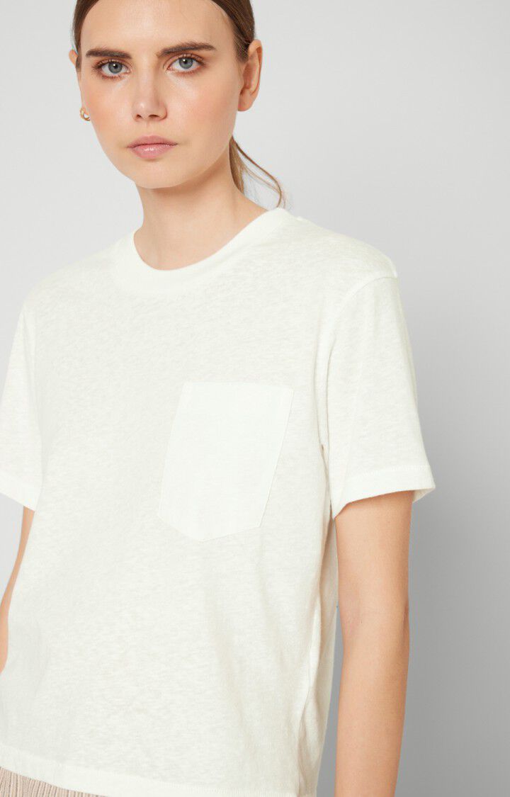 T-shirt femme Seyes, NACRE, hi-res-model