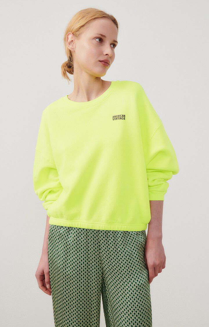 Women's sweatshirt Izubird - NEON YELLOW, NEON YELLOW, hi-res-model