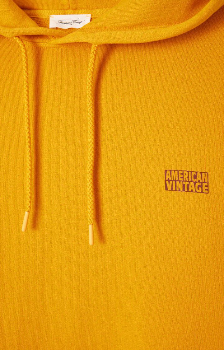 Sweat &agrave; capuche homme Izubird, MOUTARDE VINTAGE, hi-res