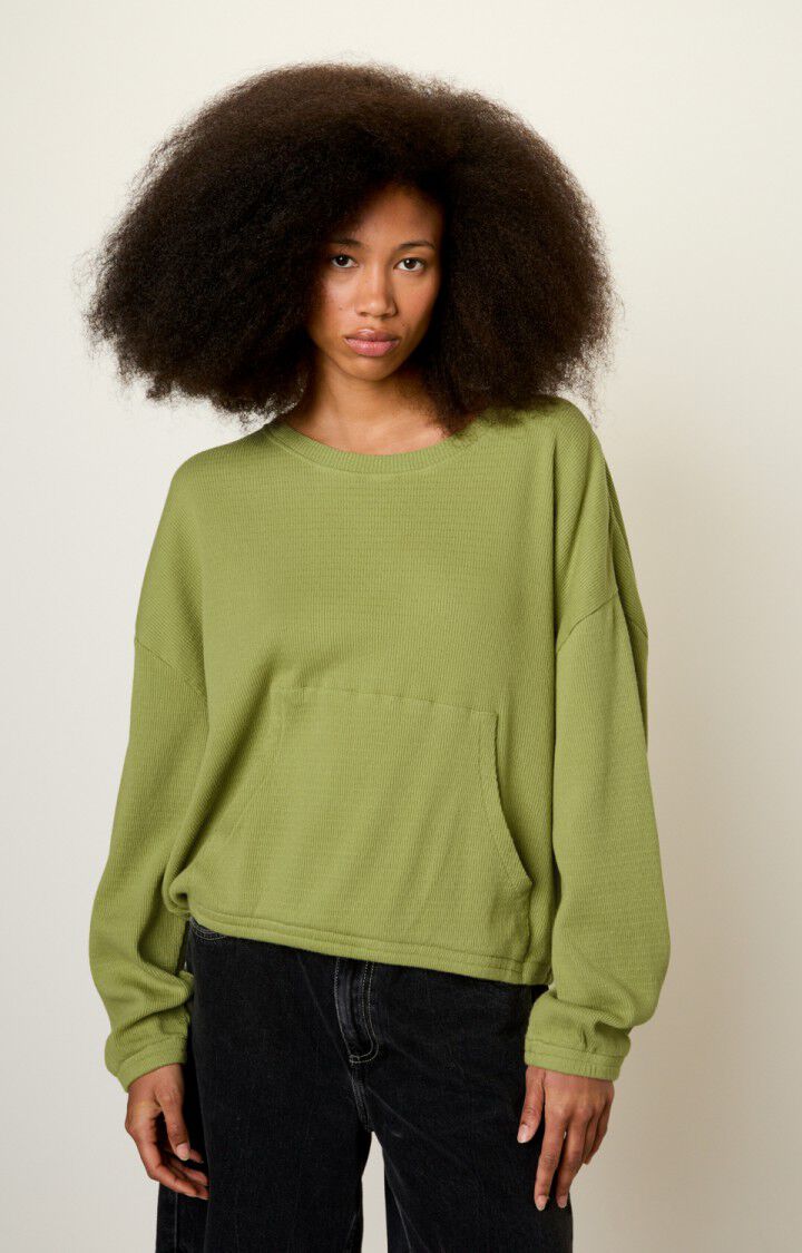 Sweat femme Luto - IGUANE - Vert