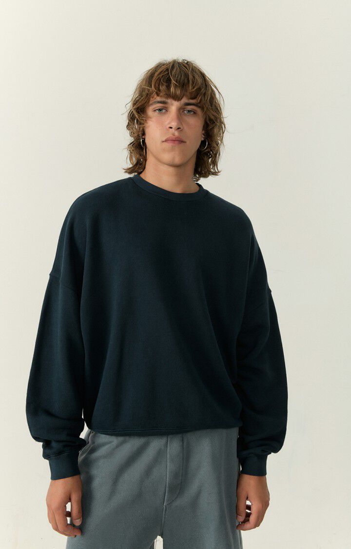 Men's sweatshirt Uticity - NAVY VINTAGE 52 Long sleeve Blue - E23