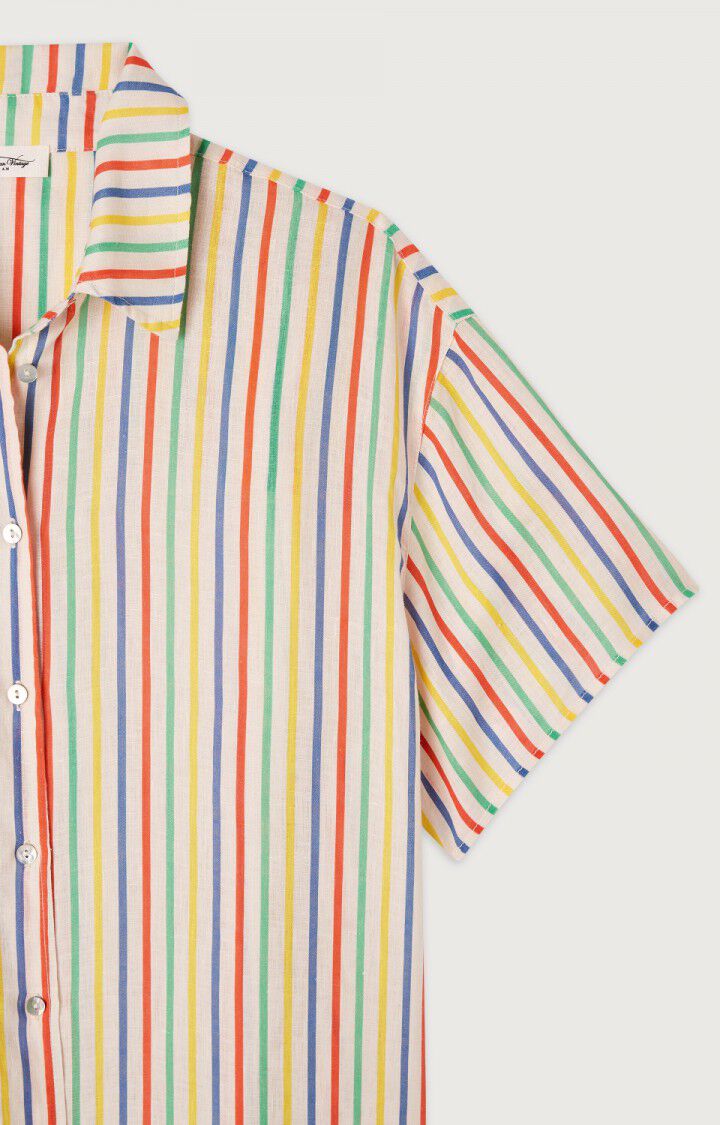 Women's shirt Ivybo - CHARLY - White - Bleu - Rouge - S