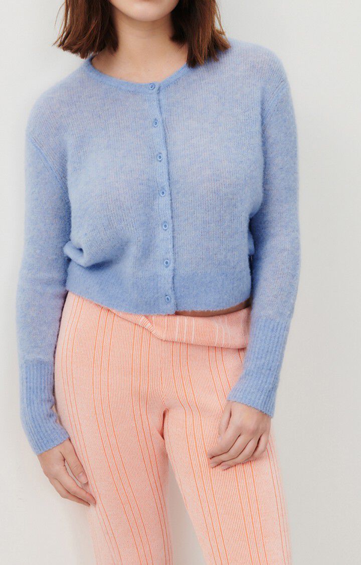 Women's cardigan Zakday - HURRICANE MELANGE - Blue - L