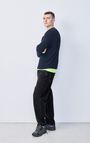 Men's jumper Ducksbay - NAVY MELANGE BLACK - Black - S
