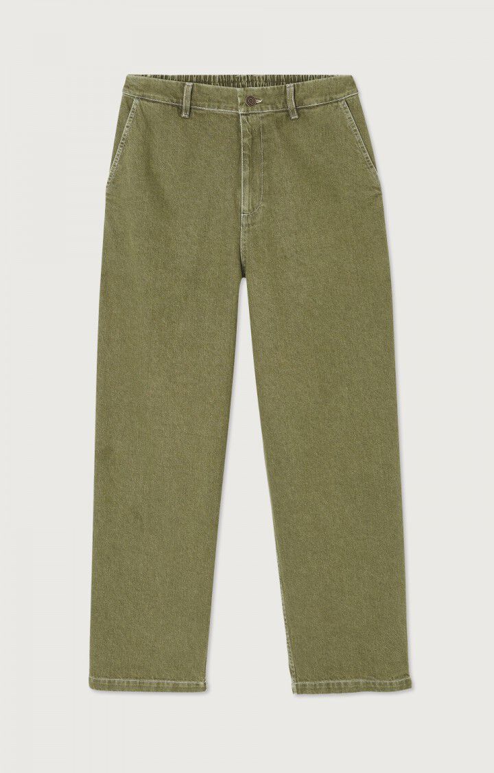 Men's straight jeans Uzatown - KHAKI - Green
