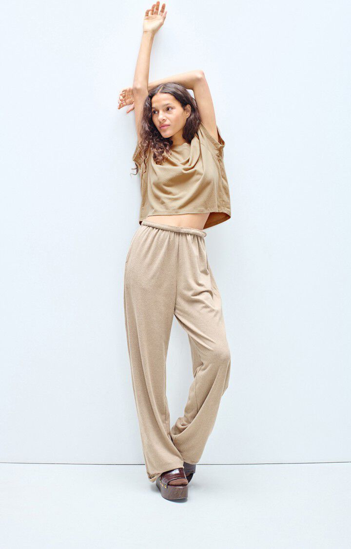 Women's t-shirt Ypawood, MELANGE MACCHIATO, hi-res-model