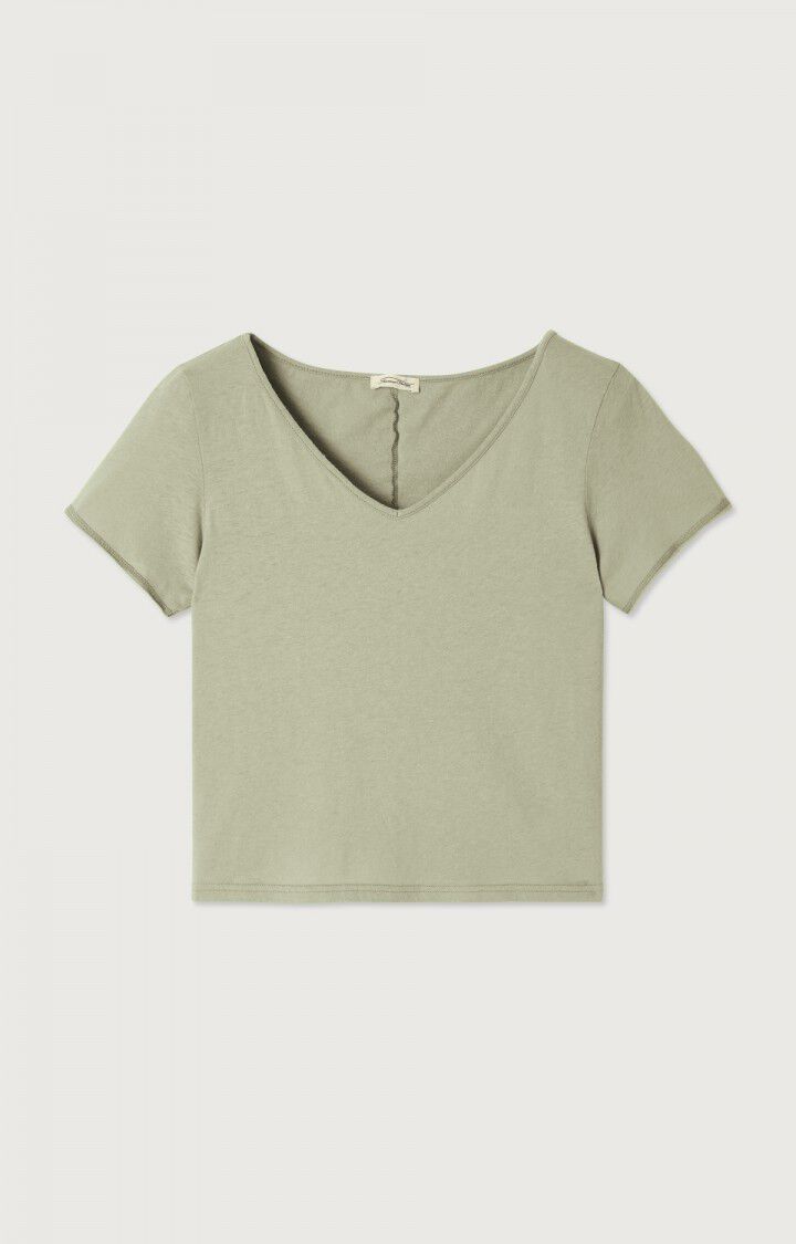 Opgetild rouw Universiteit Women's t-shirt Aksun - CLAY 15 Short sleeve Green - H22 | American Vintage