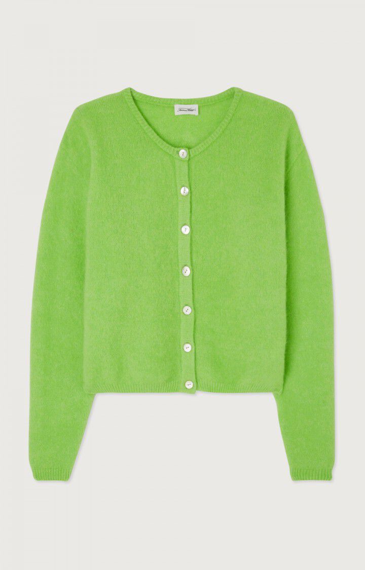 Women's cardigan Vitow - PISTACHIO MELANGE - Green