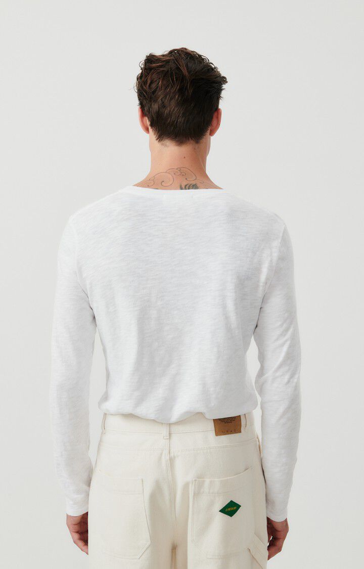 Tee-shirt à manches courtes et col rond homme Bysapick Blanc