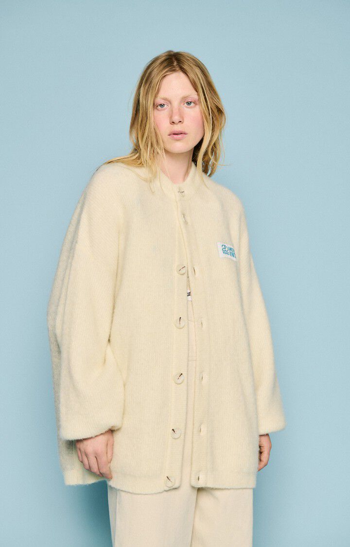 Unisex cardigan Vitow - 20 years, ECRU, hi-res-model