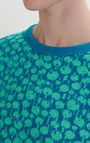 Women's sweatshirt Bobypark - JOJO - Blue - Vert - XS-S