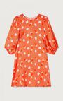 Women's dress Shaning - EDDY - Orange - Blanc - S