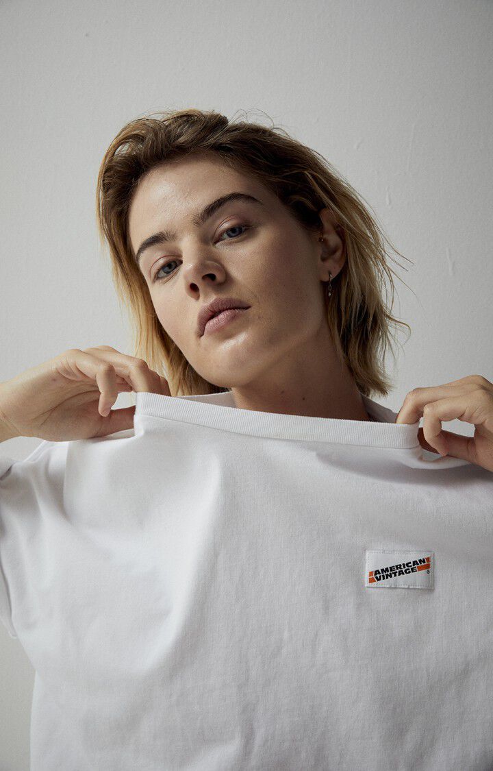 Unisex t-shirt Fizvalley, WHITE, hi-res-model