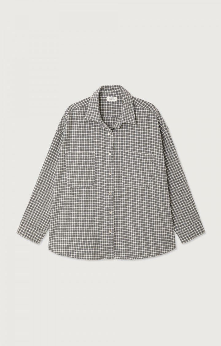 Women's shirt Hoxcity - MISTY CHECK - Grey - Beige