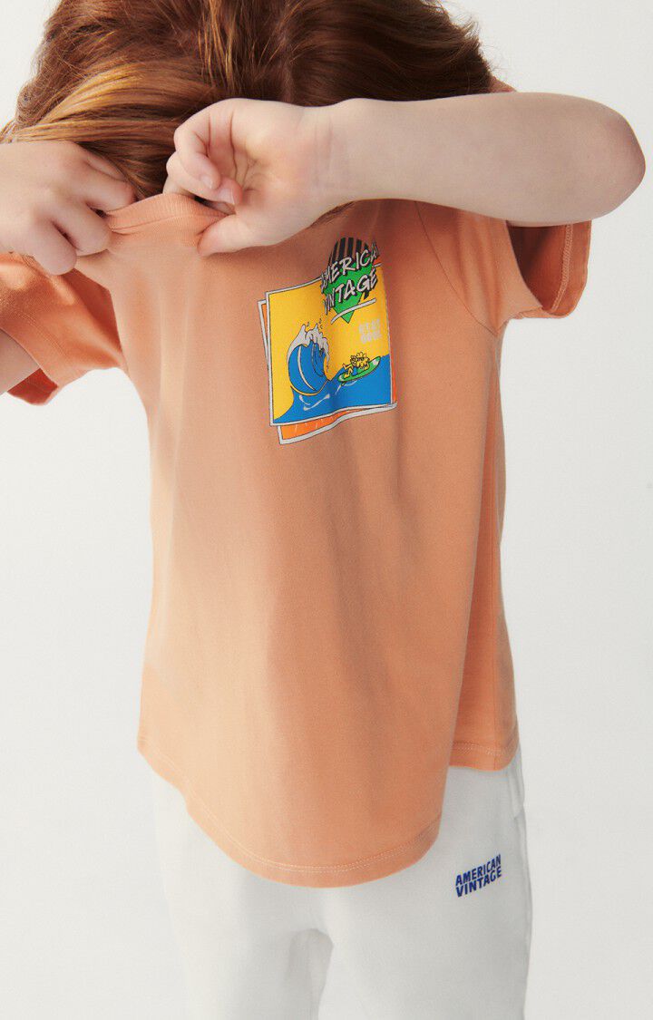 Kinderen-T-shirt Fizvalley, NUDE VINTAGE, hi-res-model