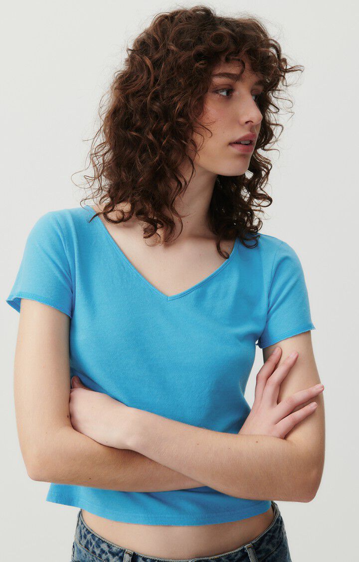 Damen-T-Shirt Aksun, AZURBLAU VINTAGE, hi-res-model