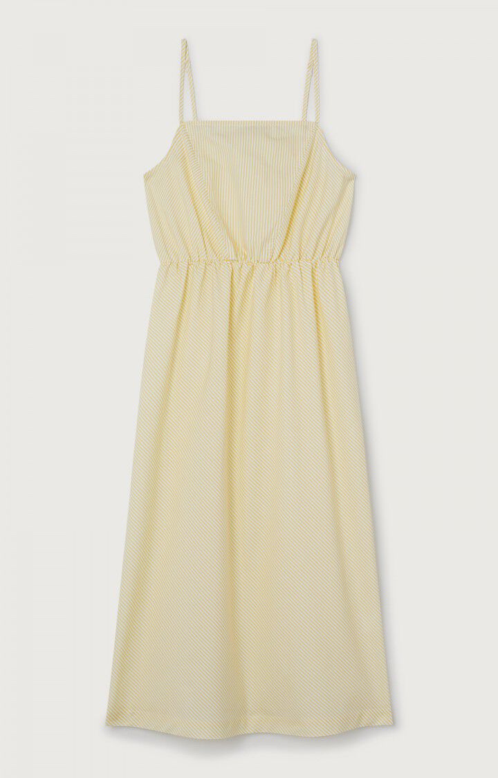 Damenkleid Eliabay - GELBE STREIFEN - Wei&szlig; - Jaune