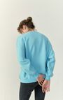 Women's sweatshirt Zutabay, VERT TURQUOISE TRICOLORE, hi-res-model