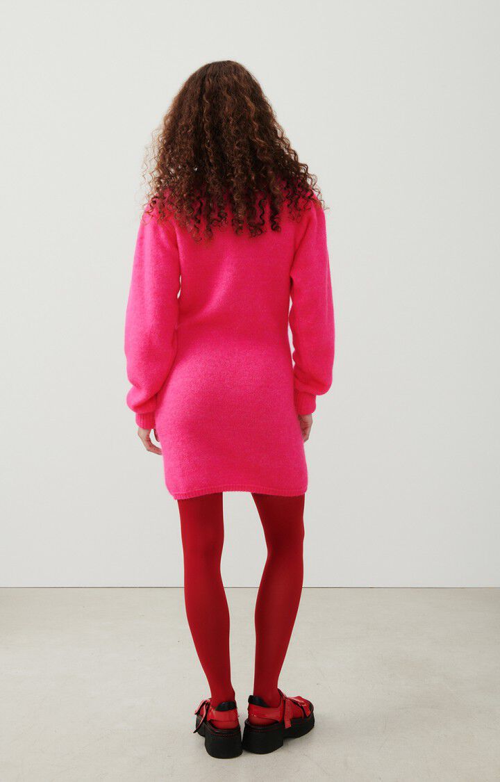 Women's dress Vitow, NEON PINK MELANGE, hi-res-model