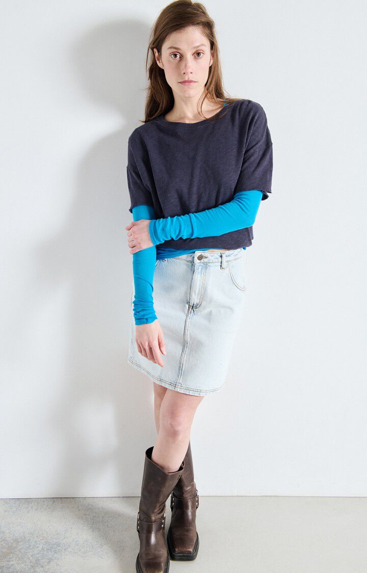 Damen-T-Shirt Sonoma, NAVY BLUE VINTAGE, hi-res-model