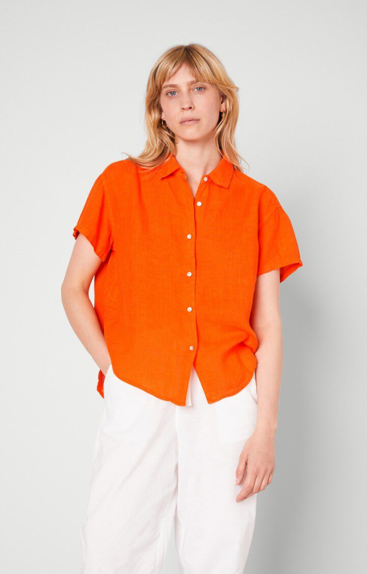 Camicia donna Ficobay, MANDARINIER, hi-res-model