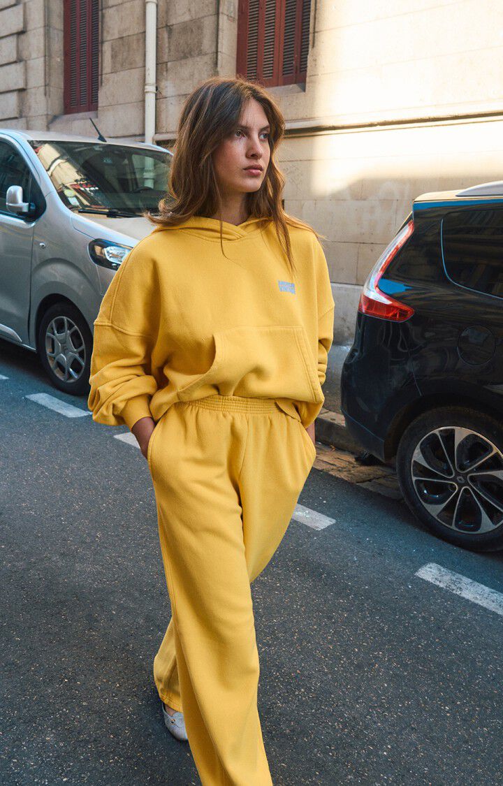 Women's hoodie Plizzy - SUN VINTAGE 46 Long sleeve Yellow - H25