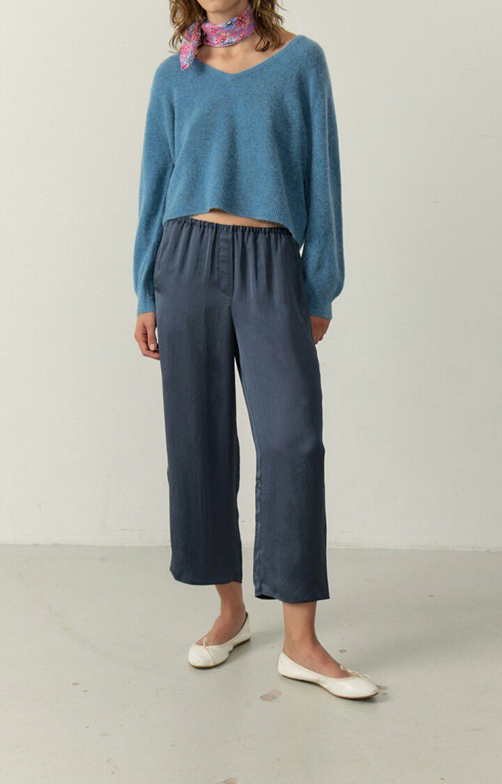 Damen-Pullover Razpark - MAISBLUME MULTIMELIERT - Blau - S