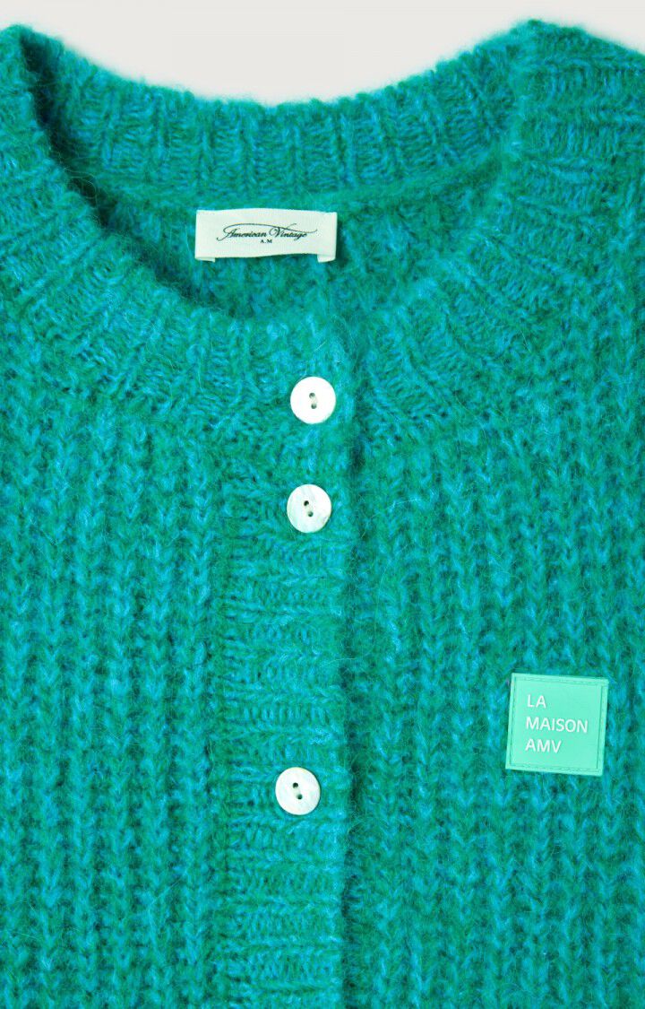 Women's cardigan East, HEATHERED SKY BLUE, hi-res